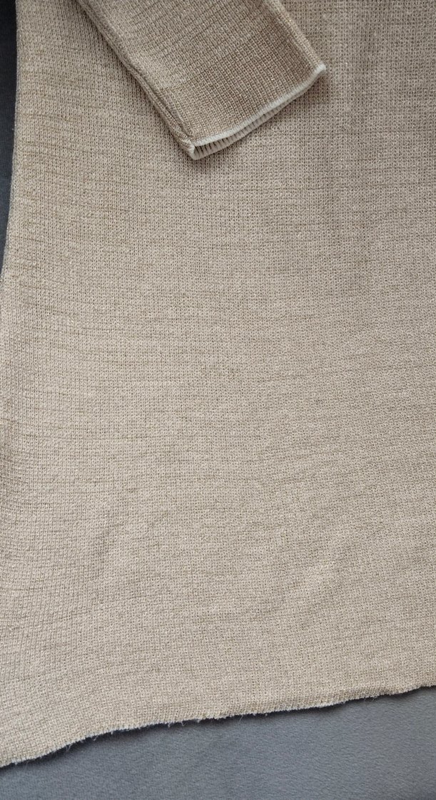 Sarı Kadın Uzun Kollu Triko Kazak - Görsel 3