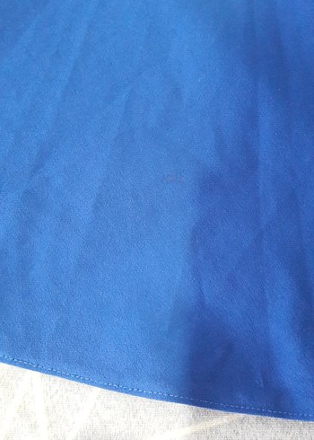 Kemerli Mavi Midi Elbise - Görsel 3