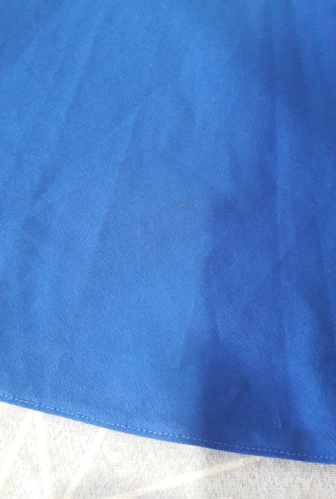 Kemerli Mavi Midi Elbise - Görsel 3