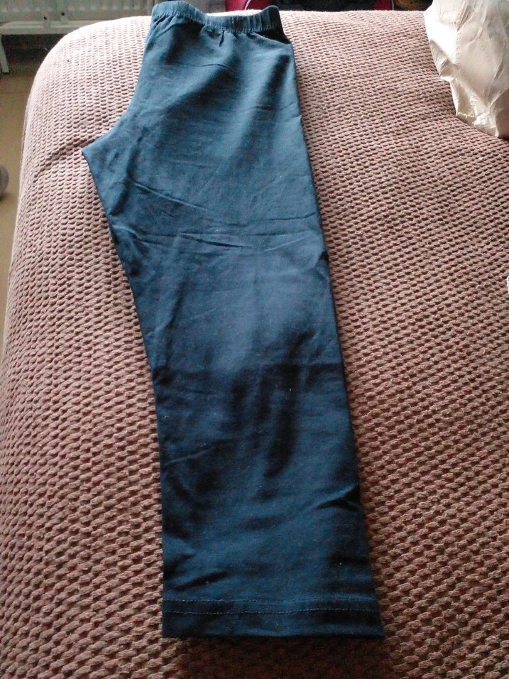 Siyah Kadın Midi Tayt - Görsel 2