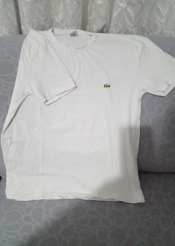 Lacoste Beyaz  Erkek Tişört - Görsel 2
