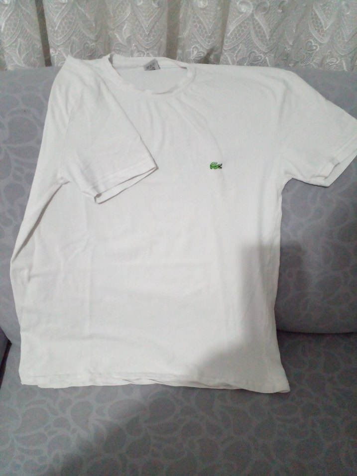 Lacoste Beyaz  Erkek Tişört - Görsel 2