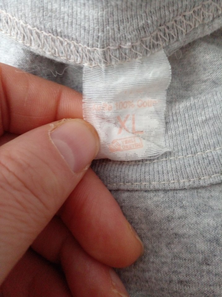 Gri Erkek basic tisort - Görsel 3