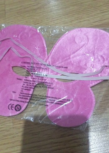 Pembe Kelebek Maskesi Parlak Detaylı - Görsel 2