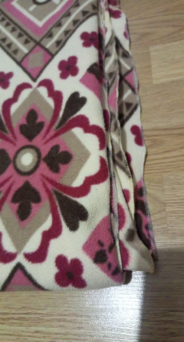 Çiçek Desenli Pembe Çocuk Battaniyesi - Görsel 3