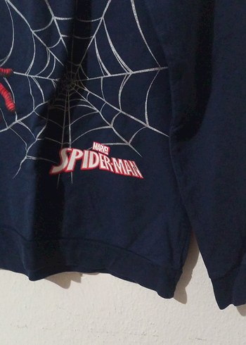 Erkek Çocuk Spiderman Baskılı Sweatshirt - Görsel 3