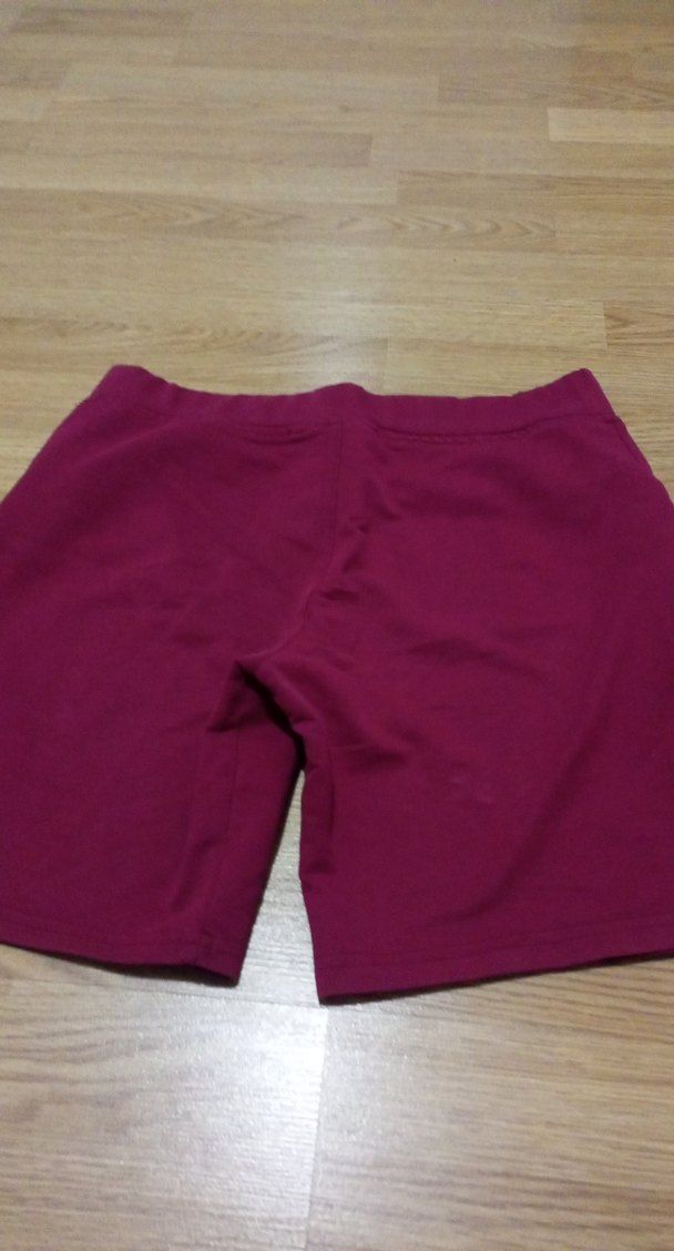 Bordo Rahat Kesim mini şort - Görsel 3