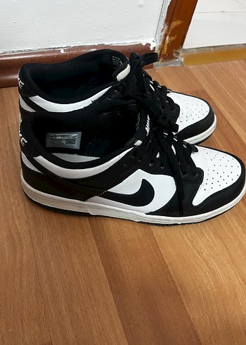 38 Beden Nike Siyah Beyaz Panda Dunk Sneakers Kadın Spor Ayakkabı