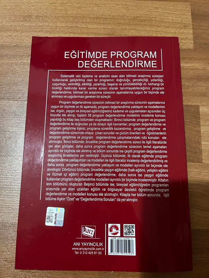 Eğitimde Program Değerlendirme Kitabı - Görsel 2