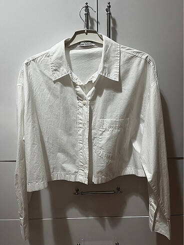 Bershka crop gömlek