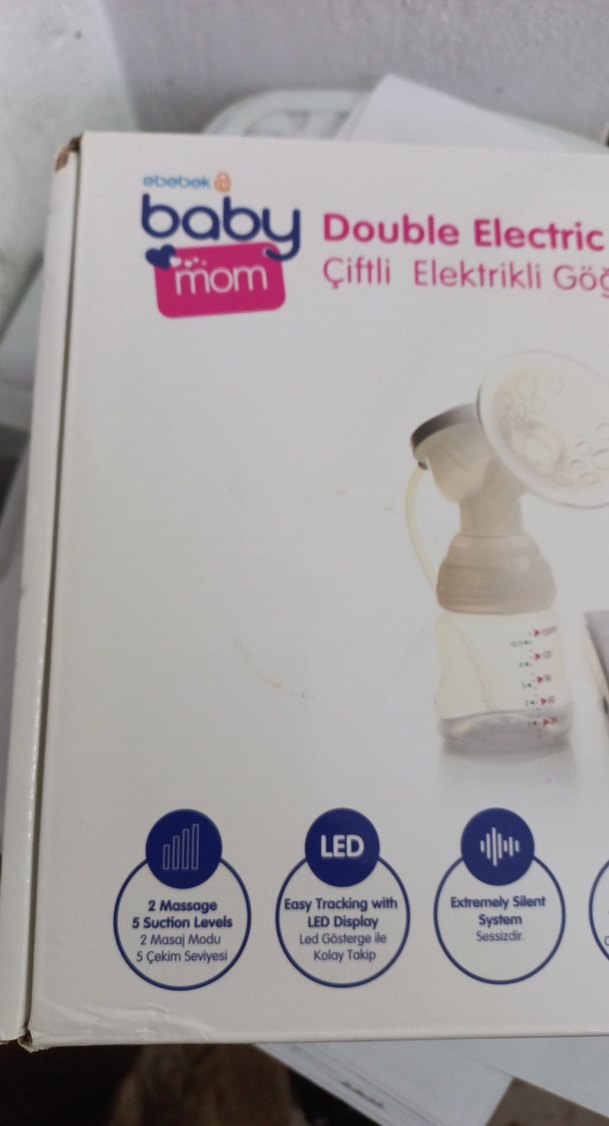 Beyaz Elektrikli Göğüs Pompası - Görsel 4