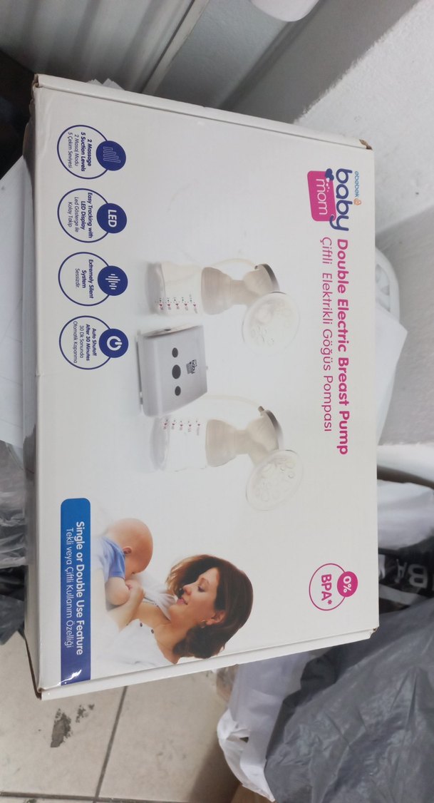 Beyaz Elektrikli Göğüs Pompası - Görsel 3