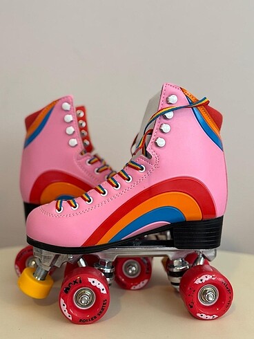 37,5 Beden çeşitli Renk Moxi Rainbow Rider Pink Cloud Paten