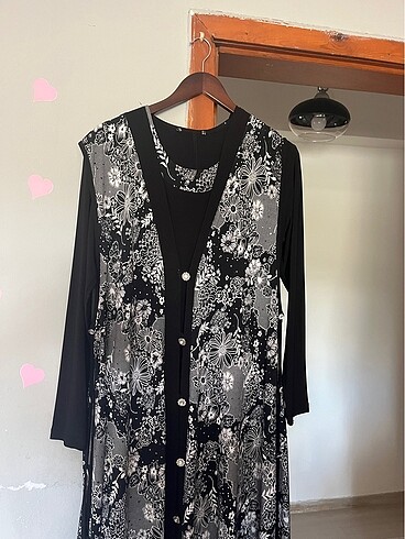 Vintage Love YELEKLİ ANNE ELBİSESİ