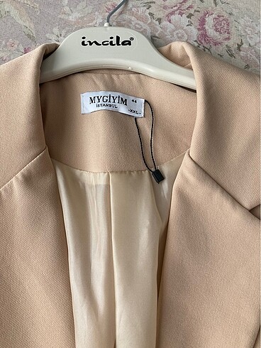 xl Beden camel Renk Blazer ceket