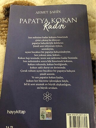  Kitap:papatya kokan kadın 