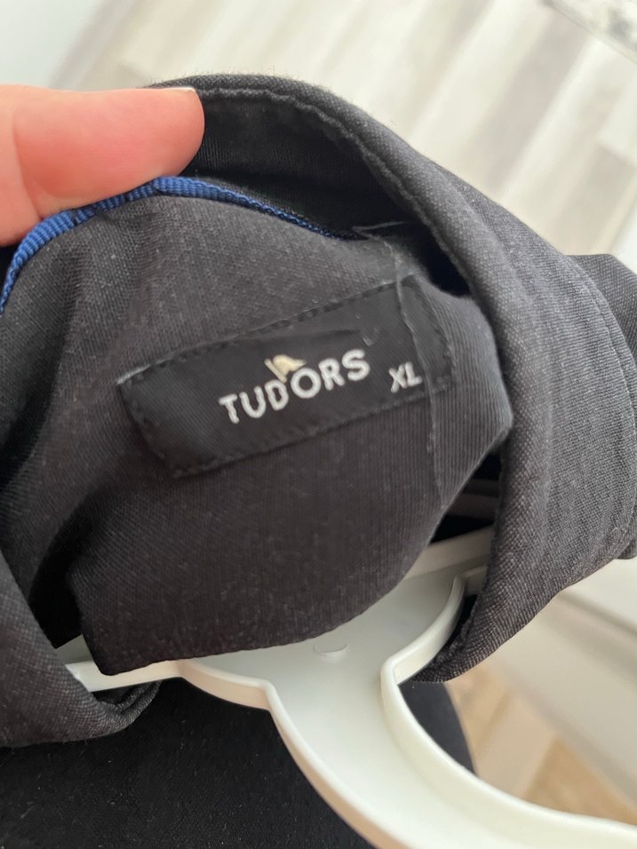 Düğmeli Siyah Erkek Gömlek, Regular Fit, Uzun Kollu - Görsel 4