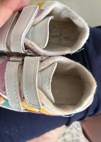 Kız Çocuk Çok Renkli Cırt Cırtlı Spor Ayakkabı - Görsel 2