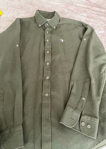 Bej Erkek Gömlek Uzun Kollu Düğmeli - Görsel 3