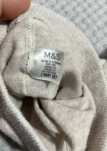 Kız Çocuk Triko Tayt Seti Pastel Tonlarda - Görsel 4