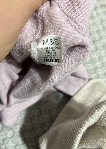 Kız Çocuk Triko Tayt Seti Pastel Tonlarda - Görsel 5