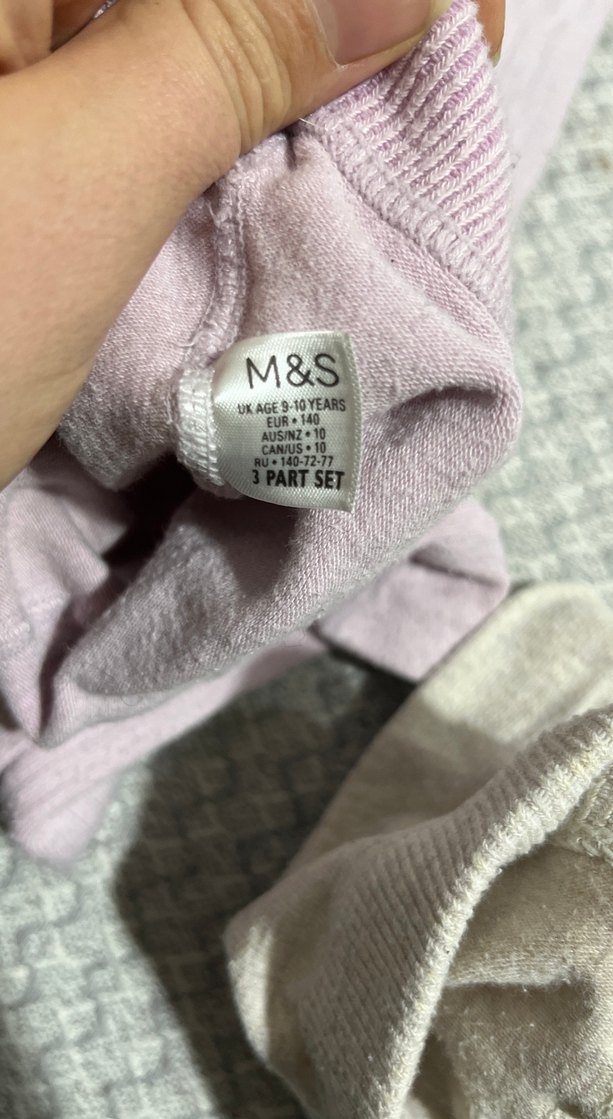 Kız Çocuk Triko Tayt Seti Pastel Tonlarda - Görsel 5