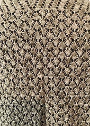 Yeşil Örgü Bohem Kadın Hırka - Görsel 4