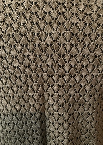 Yeşil Örgü Bohem Kadın Hırka - Görsel 5