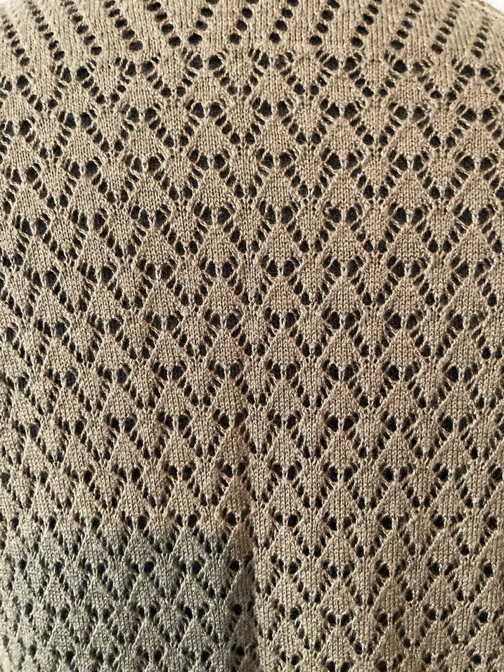 Yeşil Örgü Bohem Kadın Hırka - Görsel 4