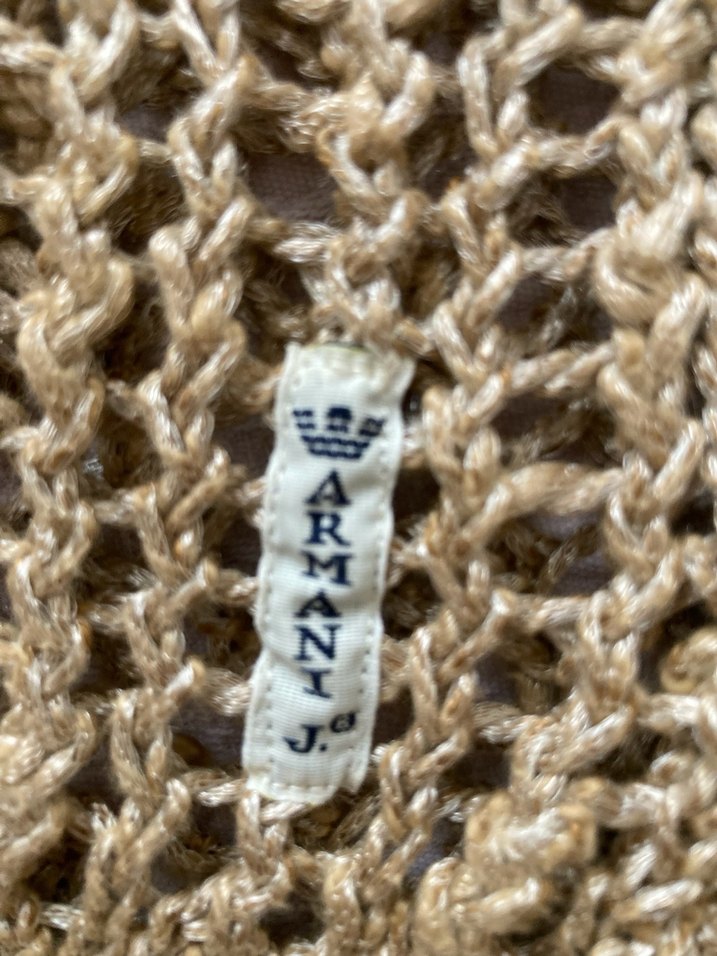 V Yaka Bej Örgü Kadın Kazak - Görsel 5