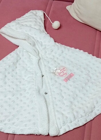 Yenidoğan kız baby panço - Görsel 2