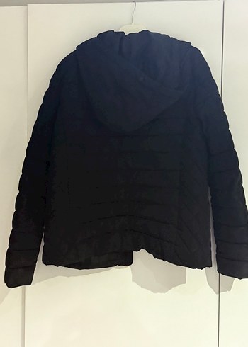 Siyah Fermuarlı Kadın Mont - Görsel 2