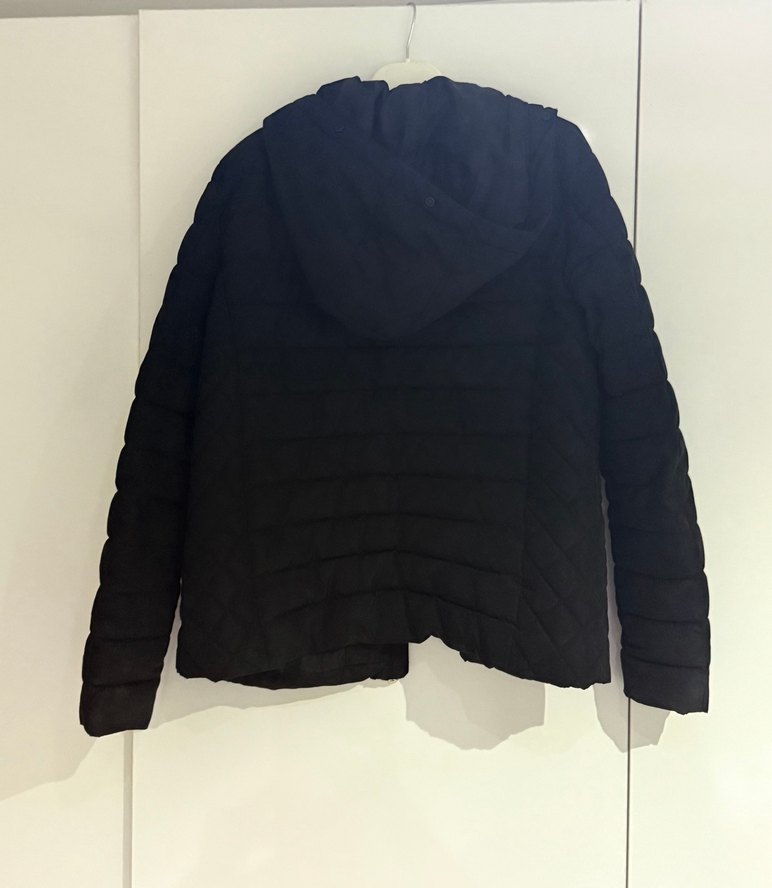 Siyah Fermuarlı Kadın Mont - Görsel 2