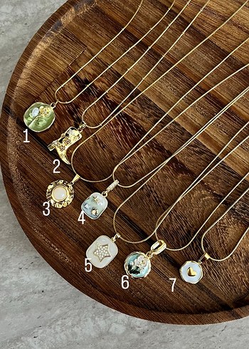 Bohem Tarzlı Boncuklu Uzun Altın Kolye - Görsel 2