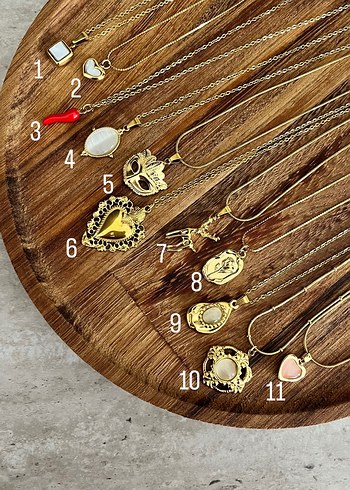 Bohem Tarzı Altın Renk Uzun Kolye modelleri - Görsel 2