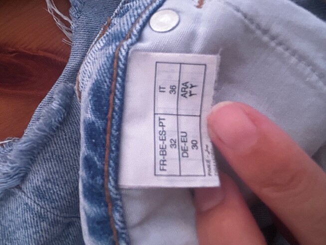 xs Beden mavi Renk Pimkie jean şort