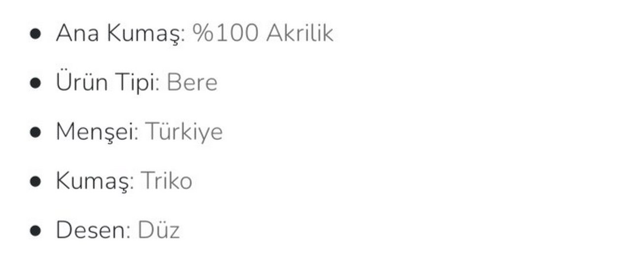 Gri Örgü Çocuk Bere Kulak Detaylı - Görsel 3