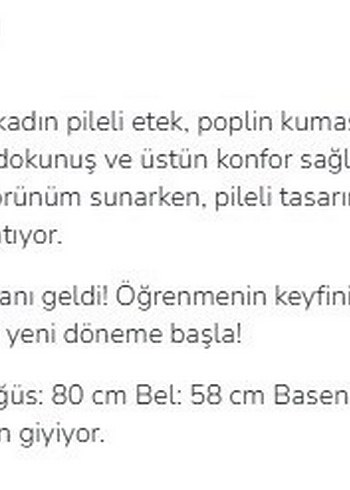 XSIDE Siyah Dar Fit Kadın Pileli Etek - Görsel 7