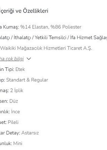 XSIDE Lacivert Beli Fermuarlı Düz Pileli Kadın Etek - Görsel 8