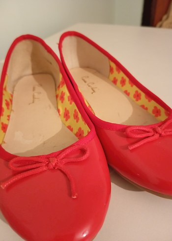 Kırmızı Rugan Babet Ayakkabı - Görsel 2