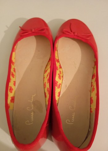 Kırmızı Rugan Babet Ayakkabı - Görsel 5