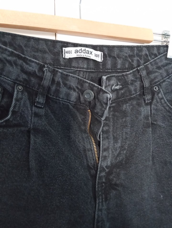 addax siyah mom jean - Görsel 2