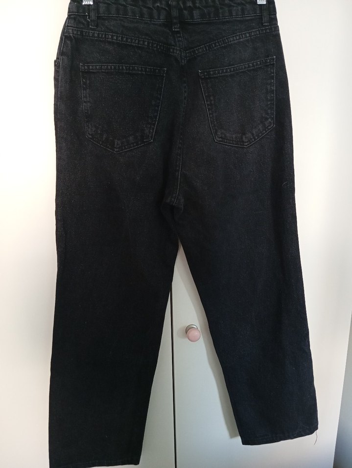 addax siyah mom jean - Görsel 3