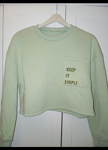 Mudo Kısa crop sweatshirt