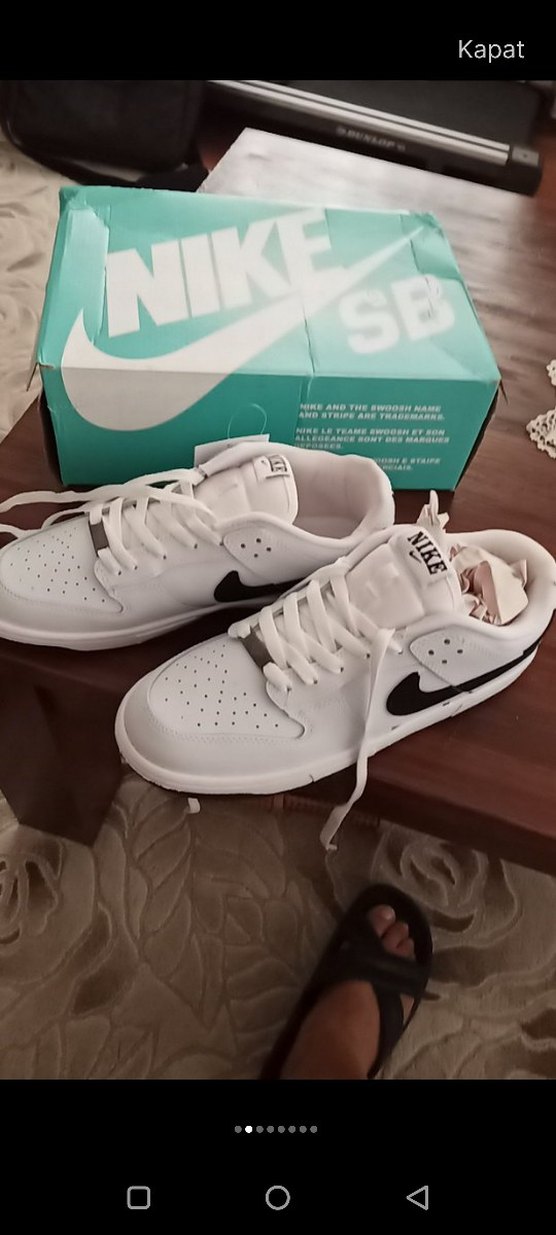 Beyaz Nike  Spor Ayakkabı - Görsel 3