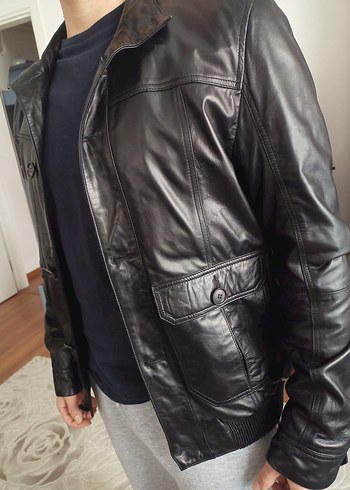 Pierre Cardin hakiki deri  ceket - Görsel 4