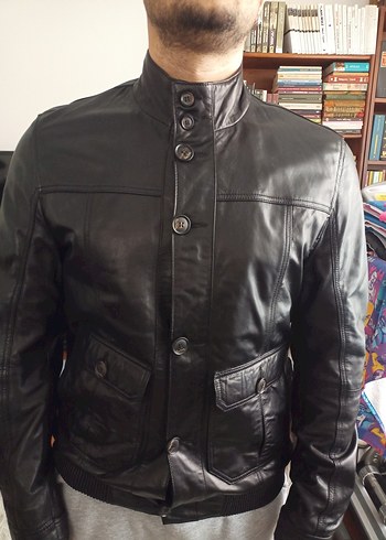 Pierre Cardin hakiki deri  ceket - Görsel 2