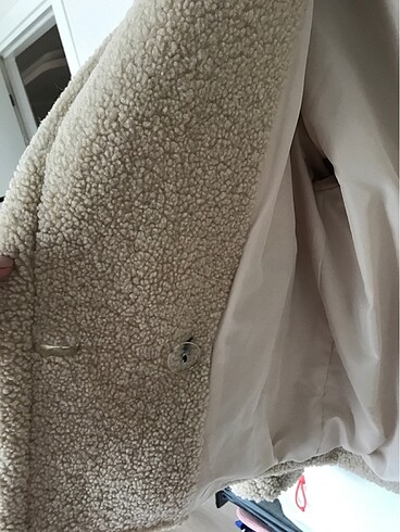 xs Beden Pull and bear peluş kaban