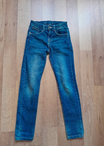 Çocuk Mavi Denim skiny Pantolon