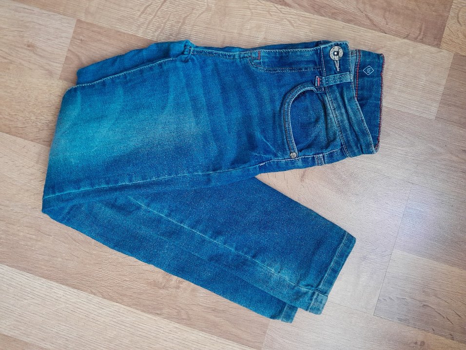 Çocuk Mavi Denim skiny Pantolon - Görsel 2